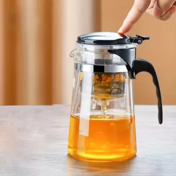 ® Yeni Ürün Otomatik Basmalı Demlik 900 Ml