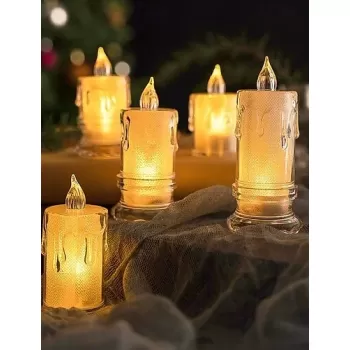 ® Yeni Ürün Pilli Mum 11 Cm 12’li