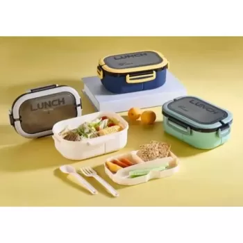 ® Yeni Ürün Tek Katlı Bölmeli Beslenme Kutusu