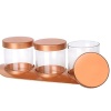 Bronz Baharat Seti Lüx 3lü Set