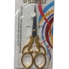 Biyomak® Nakış Makası Altın Saplı Dekoratif Makas YBL-074 Model 2