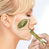 Biomak® 2li Set Çift Taraflı Cilt Temizleme Fırçası ve Yeşim Taşı Çift Taraflı Cilt Masaj Aleti