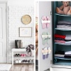 Biomak® Banyo Terlik Tutucu - Kapı Arkası Pratik Raf - Terlik Tutucu Gri