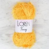 Biomak Loren Furry Hardal Sarısı El Örgü İpi - RF075 - 34063