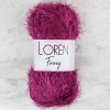 Biomak Loren Furry Mor El Örgü İpi - RF031 - 34055
