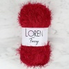 Biomak Loren Furry Koyu Kırmızı El Örgü İpi - RF024 - 34052