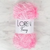 Biomak Loren Furry Pembe El Örgü İpi - RF014 - 34049