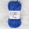 Biomak Loren Furry Saks Mavisi El Örgü İpi - RF004 - 34043