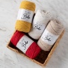 Biomak La Mia Boho Kırmızı Büküm Makrome İpi - L033 - 33990