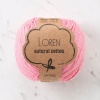 Biomak Loren Natural Cotton Pudra Pembesi El Örgü İpi - R100 - 33906