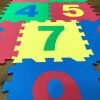 Biomak® 9 Parça Çocuk Oyun Karosu Eva Puzzle Yer Matı Sayılar Eğitici Oyun Halısı