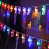 Renkli Işıklı Mandallı Fotoğraf Albümü 10 lu RGB