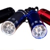 Biyomak® Süper Parlak 9 Ledli Metal Mini El Feneri