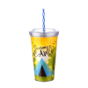 Biyomak® Cool Lime Bardağı - Limeshake Bardak 600 ML