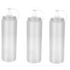 Biomak Şeffaf Sos Şişesi - 1000ML Dev Boy 3 Adet