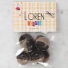 Biomak Loren Crafts 8li Düğme Kahverengi - 1139