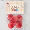 Biomak Loren Crafts 8li Düğme Kırmızı - 1128