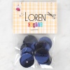 Biomak Loren Crafts 8li Düğme Mavi - 1141