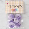 Biomak Loren Crafts 8li Düğme Mor - 1136