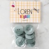 Biomak Loren Crafts 8li Düğme Yeşil - 1138