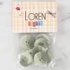 Biomak Loren Crafts 8li Düğme Yeşil- 1127