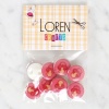Biomak Loren Crafts 8li Emzik Düğme - 1008