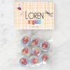 Biomak Loren Crafts 8li Emzik Düğme - 1013