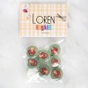 Biomak Loren Crafts 8li Emzik Düğme - 1014