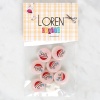 Biomak Loren Crafts 8li Gülen Yüz Düğme - 1017