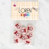 Biomak Loren Crafts 8li Gülen Yüz Düğme - 1019