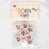 Biomak Loren Crafts 8li Gülen Yüz Düğme - 1024