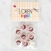 Biomak Loren Crafts 8li Gülen Yüz Düğme - 1025