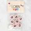 Biomak Loren Crafts 8li Kızgın Yüz Düğme - 1021