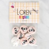 Biomak Loren Crafts 8li Panda Düğme - 1053