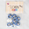 Biomak Loren Crafts 8li Panda Düğme - 1056