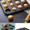 Biomak 12 Bölmeli Metal Yapışmaz Muffin Kek Kalıbı