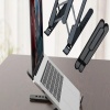 Biomak® Katlanabilir Laptop Standı - Kaydırmaz Kademe Ayarlı Laptop Tablet Tutucu