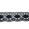 Biomak Kopanaki Dantel en 5 cm Badem Model Siyah 1 Metre