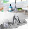 Biomak Elastik Mutfak Banyo Musluk Matı Düzenleyici Kaydırmaz Taban Organizer Lavabo Kenar Matı
