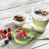 Biyomak® Meyve Hazneli - Kaşıklı Portatif Yoğurt Kabı