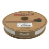 Biomak® Biye Simli Katlı Kg Gümüş 2 cm 25 Metre %50 Simli % 50 Polyester