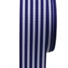 Biomak® Tafta Çizgi Desen Kurdele 25 mm Lacivert 1 Metre