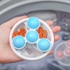 Biomak 1 Adet Çamaşır Makinesi İçin Peçete -Toz- Evcil Tüyü Toplayıcı Yıkanabilir Tüy Toplayıcı File Aparat