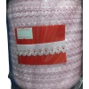 Biomak Çamaşır Lastiği Dantelli 1 cm 75 Metre 1 Top Açık Pembe