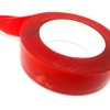 Biomak Çift Taraflı Akrilik Silikonize Bant 18 mm x 2 metre Kırmızı VHB