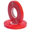 Biomak Çift Taraflı Akrilik Silikonize Bant 18 mm x 2 metre Kırmızı VHB