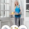 Biomak® Mıknatıslı Manyetik Kapı Sinekliği Sineklik Tülü Perde (60cm x 210cm 2 Adet Tül)