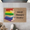 Biomak Dijital Baskı Kişiye Özel İç Kapı Dekorasyon Paspas  PS11239