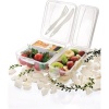 Biomak® Takeaway Ergonomik Çatal Bıçaklı Pratik Yoğurt Saklama Kabı