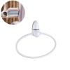 Biyomak® Oval Yuvarlak Halka Havluluk Dekoratif El Havlusu Tutacağı Askısı